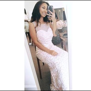 Blush pink Bridesmaid Dress